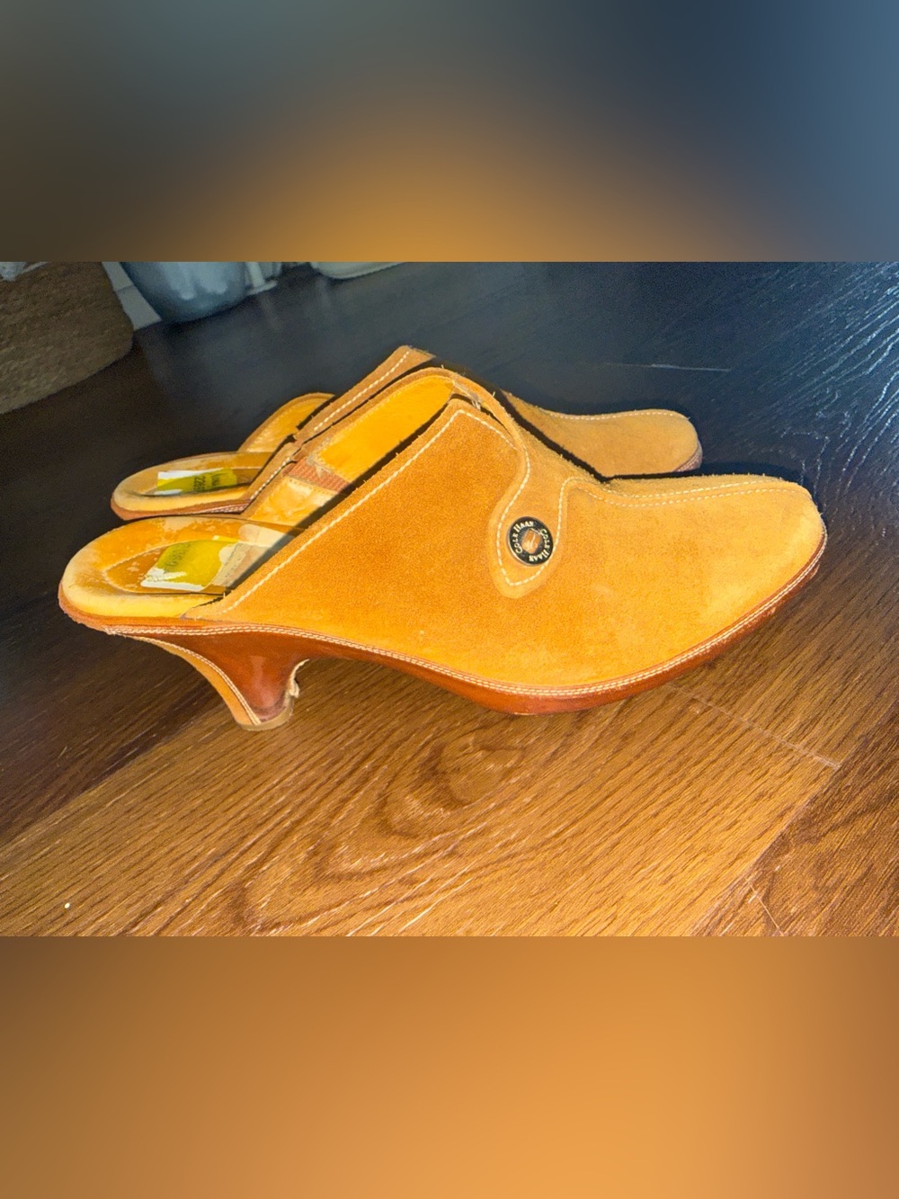 Cole Haan suede slides